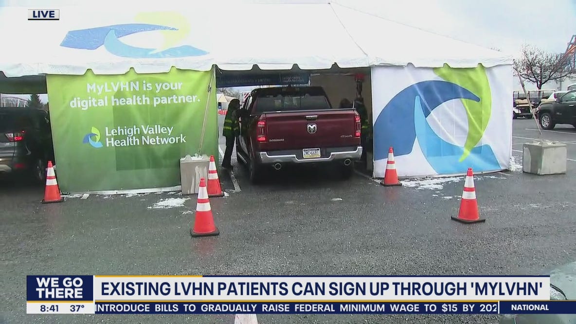 Lehigh County opens first mass vaccination drive-thru site at Dorney Park
